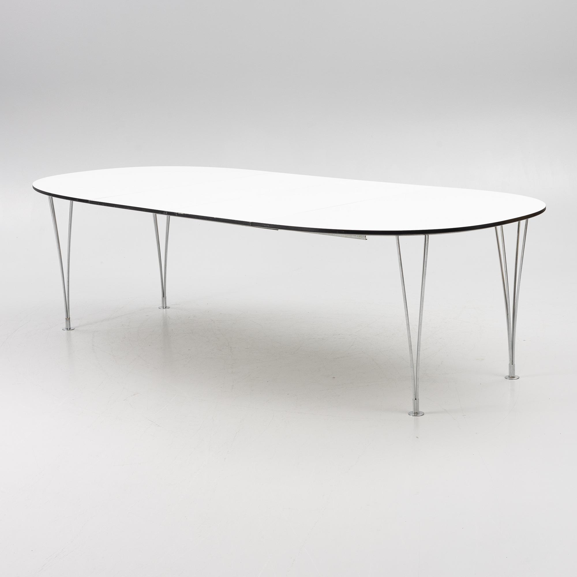 Bruno Mathsson, dining table, "Superellipse",.