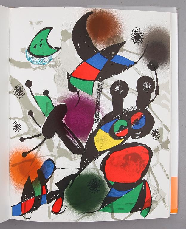 BOK: Miró Lithographie III 1964-69, Joan Teixidor, Maeght, Paris, 1977. Med litografi.