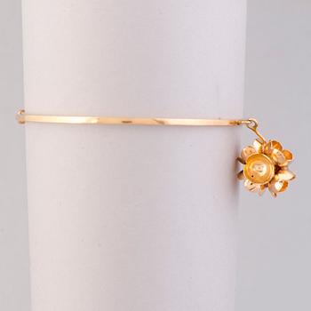 A LIISA VITALI BRACELET, 14K gold. Kultakeskus 1973.