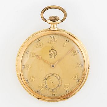 Exact, pocket watch, 49 mm.