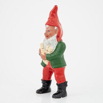 A stoneware garden gnome, first half of the 20th century.