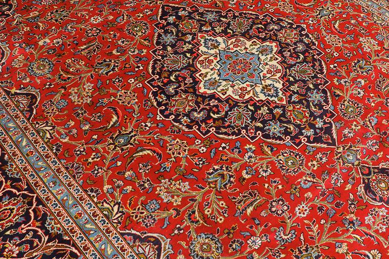 Matto, Kashan, ca 385 x 300 cm.