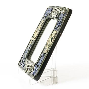 Lisa Larson, mirror from "Harlequin", Gustavsberg, 1960.