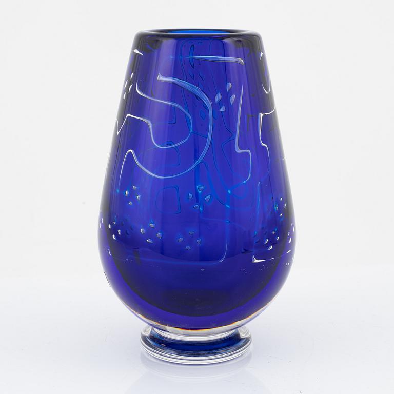 Lars Hellsten, vas, glas, Orrefors.