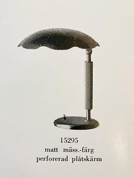 Harald Notini, a table lamp, model '15295', Arvid Böhlmarks Lampfabrik, Sweden, 1940s.