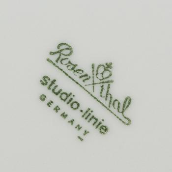 SERVISDELAR, 9 delar, porslin, "Suomi", Timo Sarpaneva, Rosenthal Studio-linie.