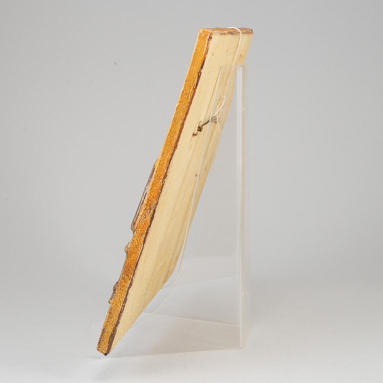 STIG LINDBERG, relief, stoneware, Gustavsberg. Signed.