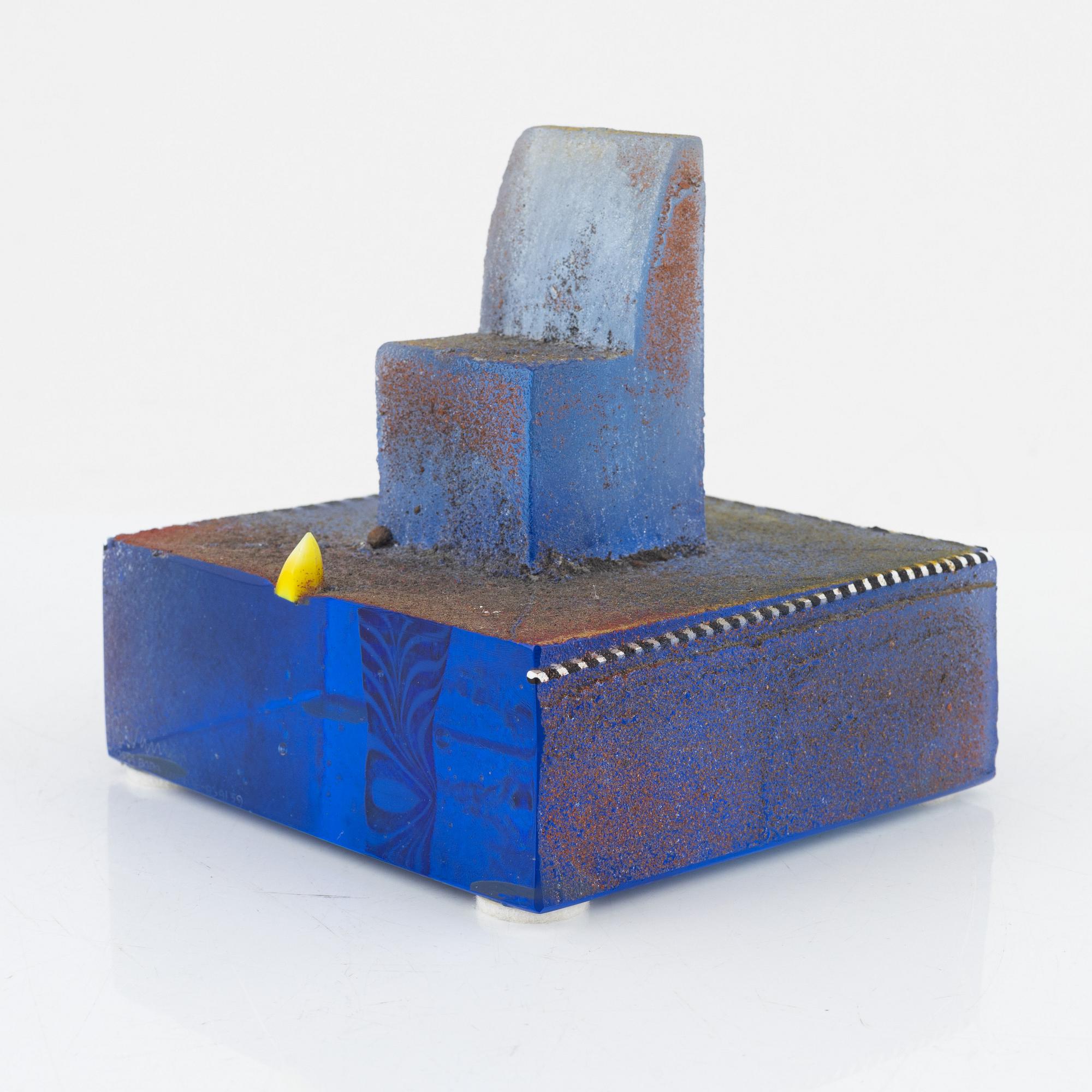 Bertil Vallien, "Buddhas tand", unik skulptur, Kosta Boda.