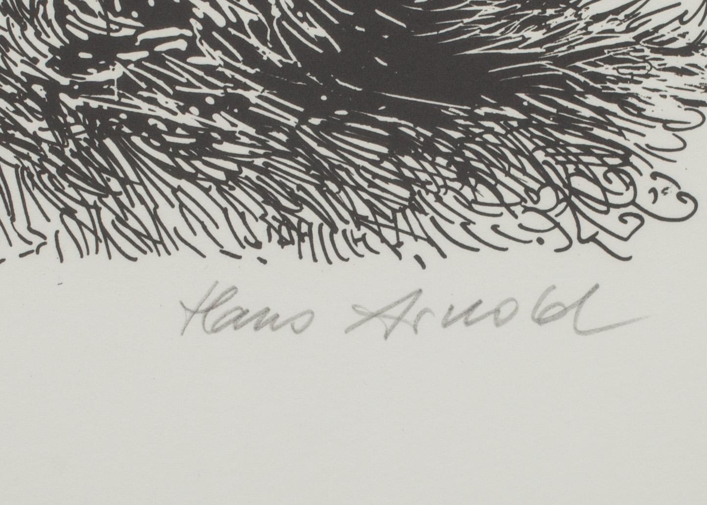 HANS ARNOLD, litografi, signerad och numrerad 74/100.