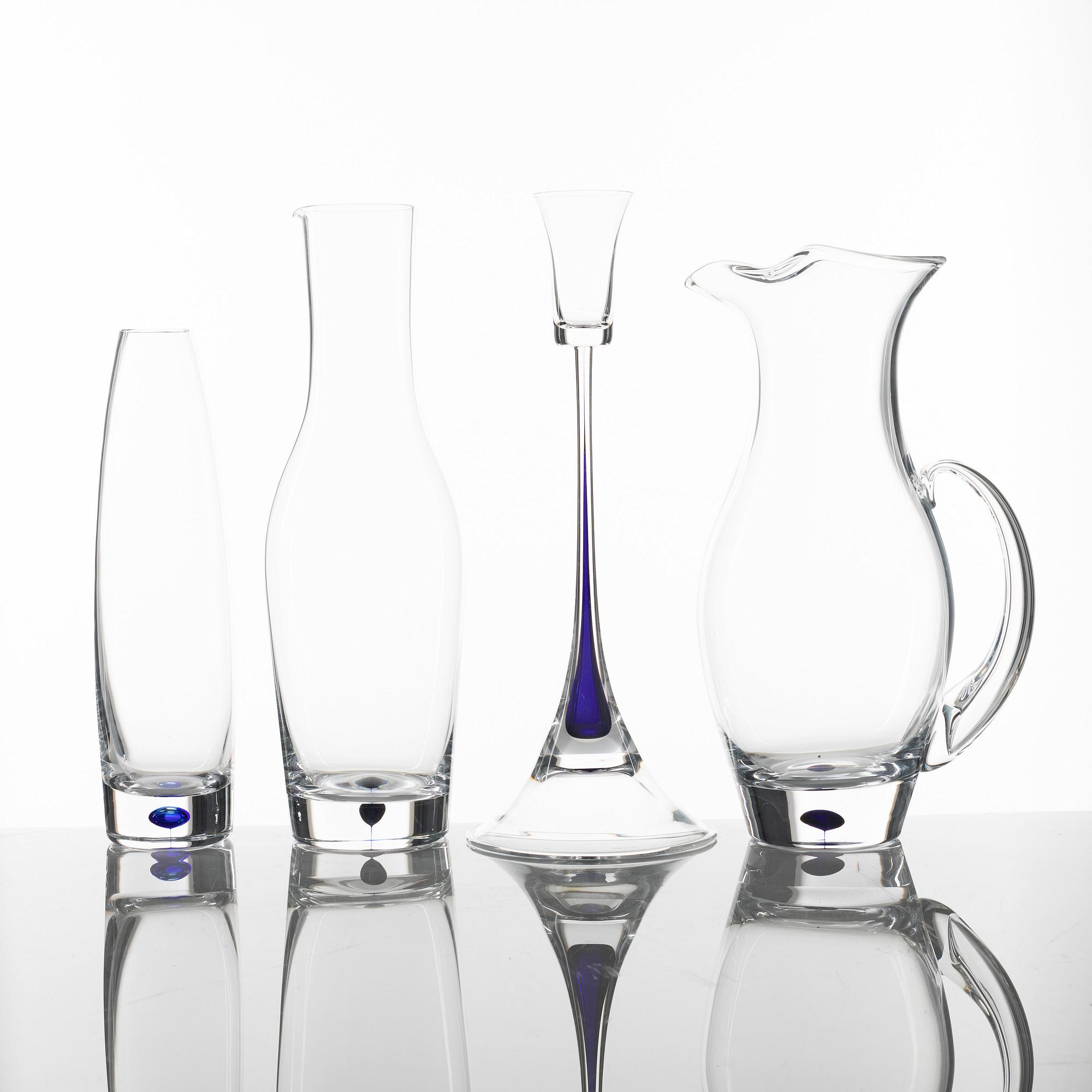 Erika Lagerbielke, glasservis, 120 delar, "Intermezzo", Orrefors.