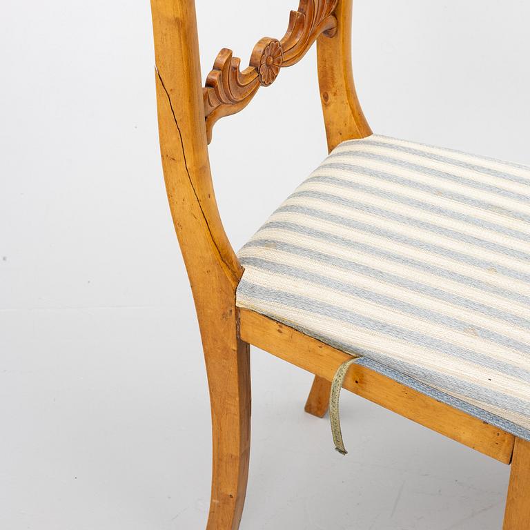 Chairs, 13 similar, Karl Johan, 19th century.
