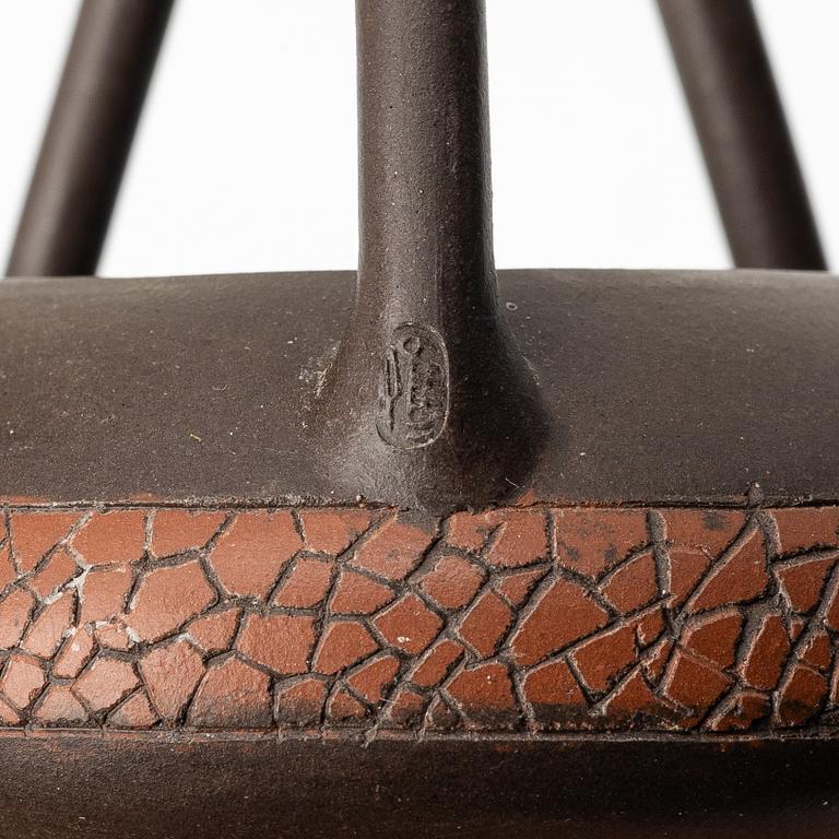 Tekannor, fyra stycken, yixing, Kina, 1980-/90-tal.