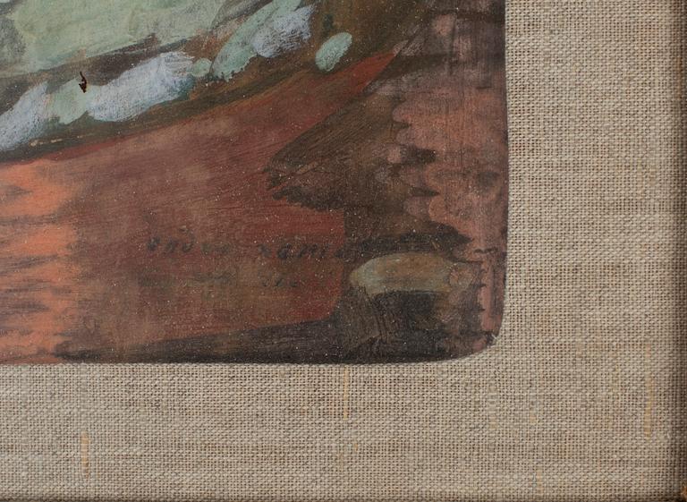 ENDRE NEMES, tempera, signerad och daterad 1941.