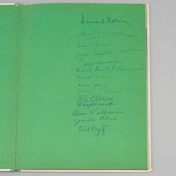 BOK, Lennart Hellsing, "Kanaljen i Seraljen", Rabén & Sjögren 1956. Signerad av bokens illustratörer.