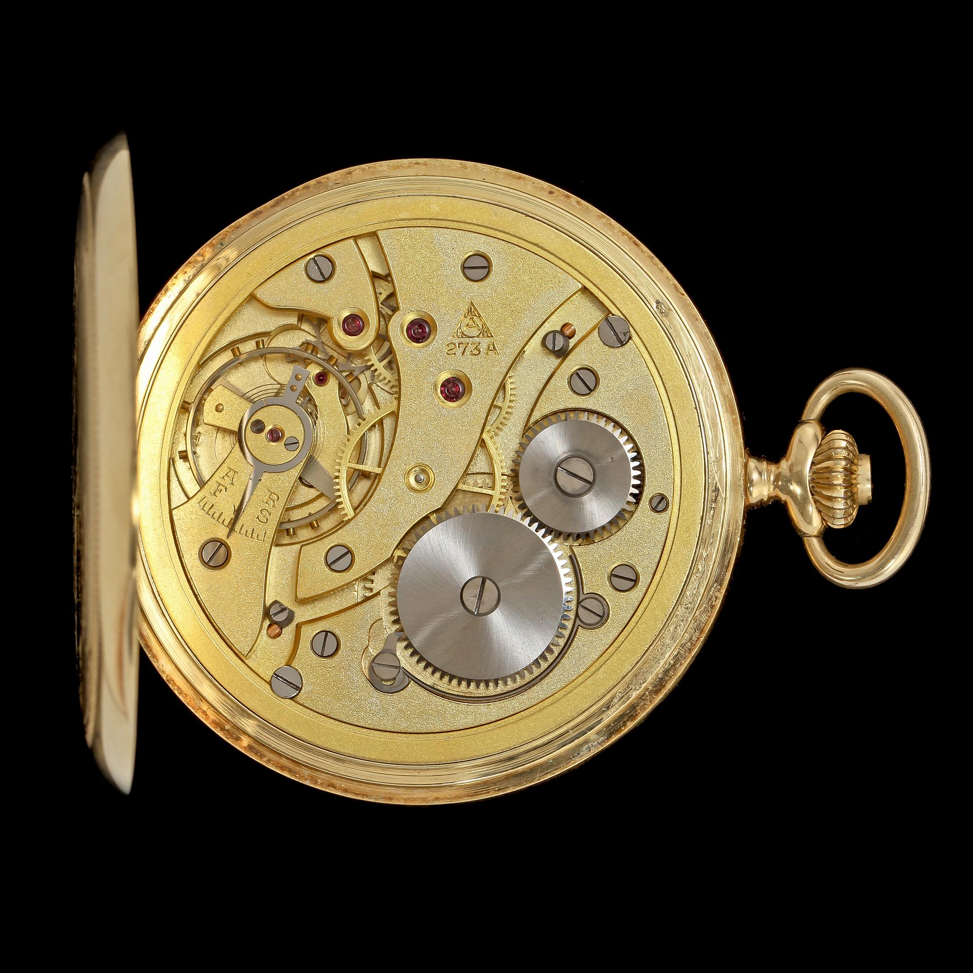 FICKUR, 14k guld, 1900-talets första hälft. Tot vikt 85 g.