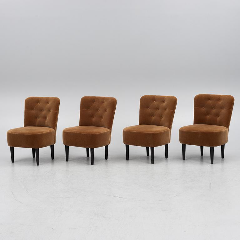 Four 'Prince Piqué' lounge chairs, DeNona.