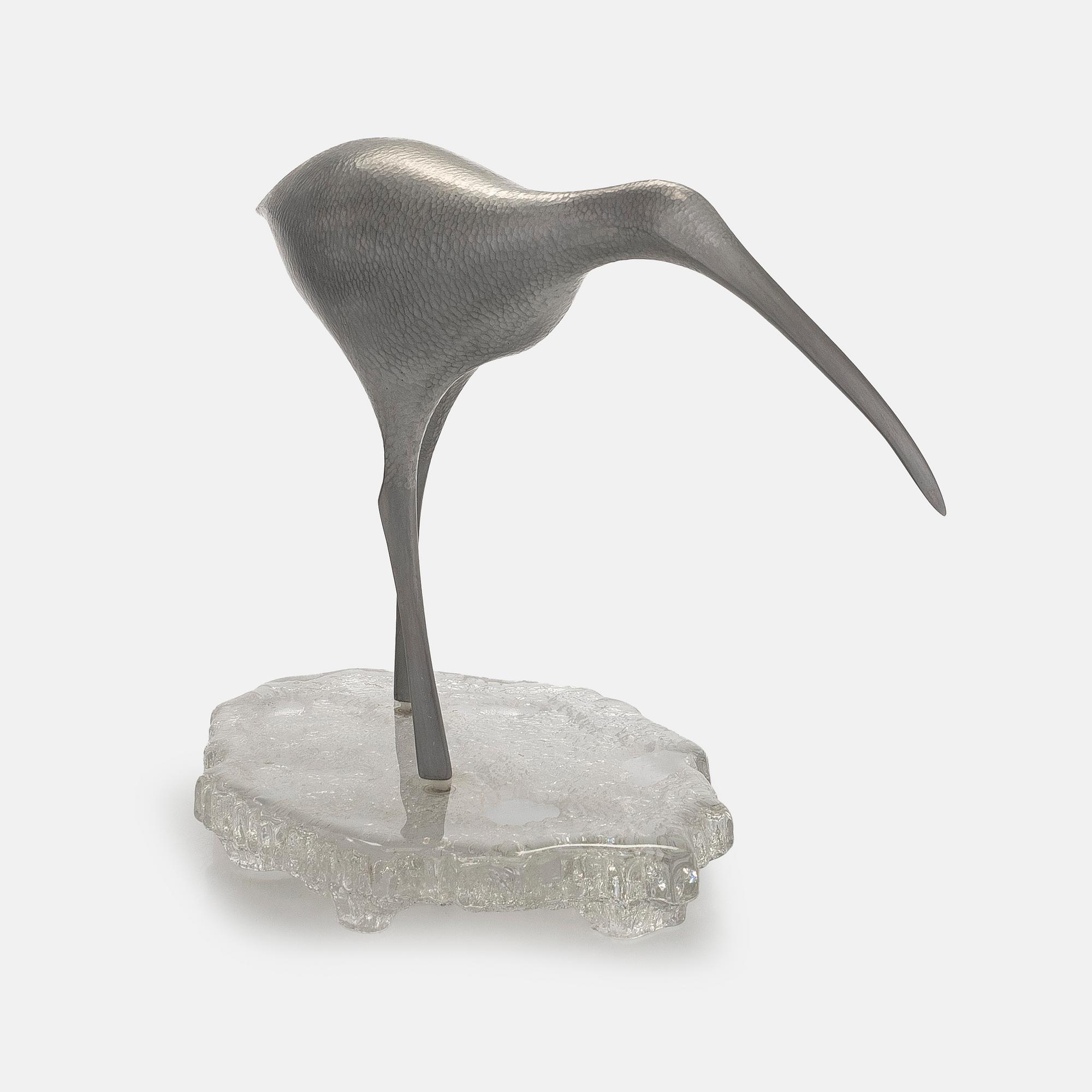 Tapio Wirkkala, veistos, "Suokurppa", leimattu Kultakeskus Oy Design: Tapio Wirkkala. Made in Finland.