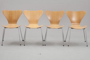 STOLAR, 4 st, "Sjuan", Arne Jacobsen. 1966.