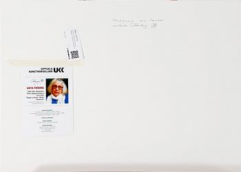 ANITA FRÖDING, olja på papper, monogramsignerad.
