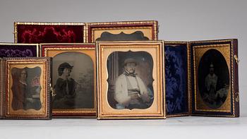 DAGUERREOTYPER, 5 st. 1800-talets mitt.
