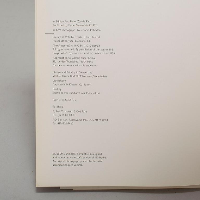 PHOTOBOOKS, Four (4) Paul Hill, Nicholas Nixon, Roy DeCarava, Connie Imboden.