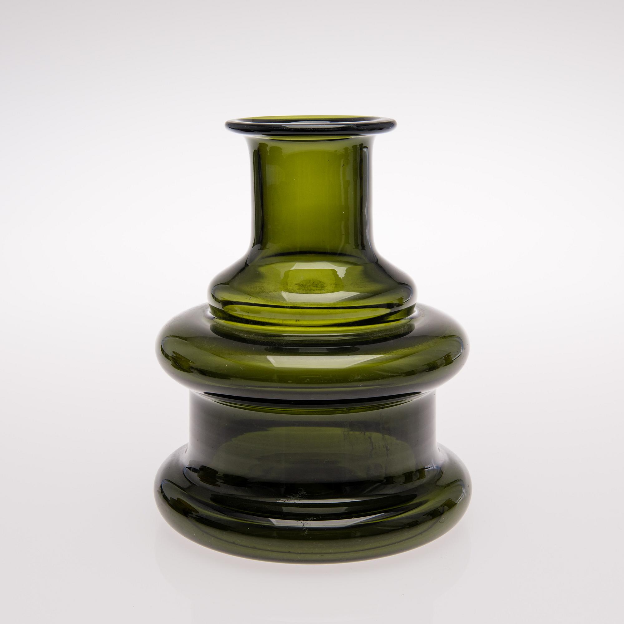 TIMO SARPANEVA, VASER, 6 st. Novitas 2730/2733. Sign. TS. Iittala, 1960-tal.