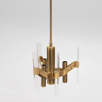 Gaetano Sciolari, attributed to. A ceiling lamp, Italy, second half of the 20th Century.