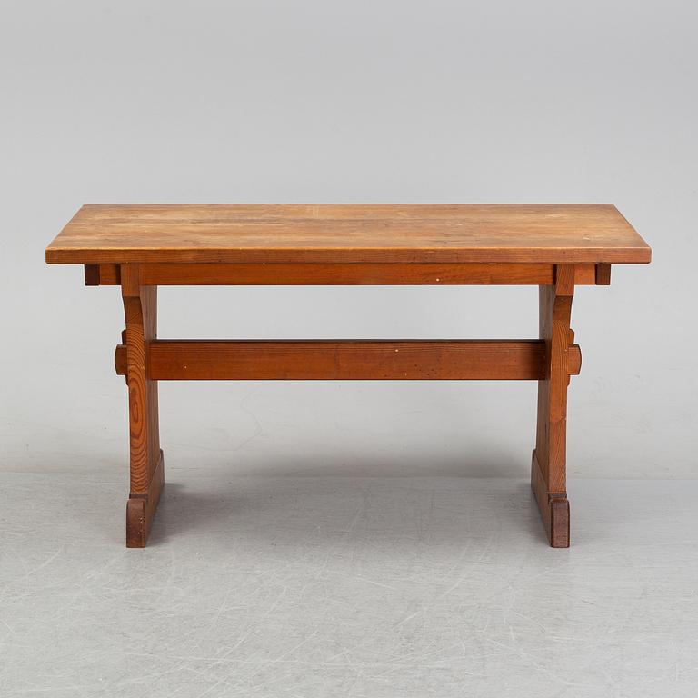 Axel Einar Hjorth, attributed to. A pine table, Nordiska Kompaniet, 1940's.