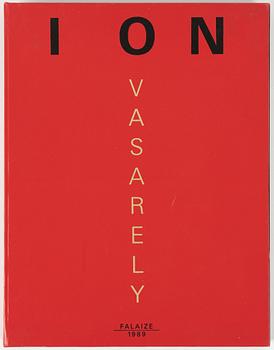 Victor Vasarely, "I ON" Portfölj med 7 serigrafier.