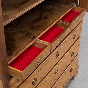 A 18th Century oak cabinet.