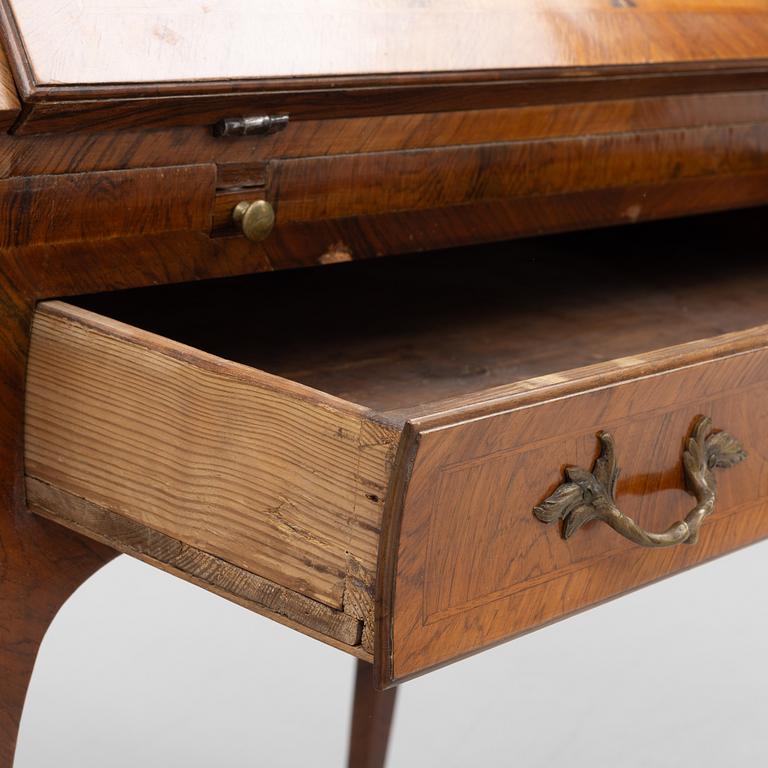 Sekretär, Stockholmsarbete, 1700-talets senare del, Rokoko.