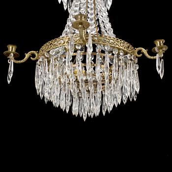 A mid 1900s chandelier.