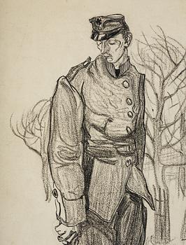 Axel Törneman,  "Den naive beväringsynglingen".