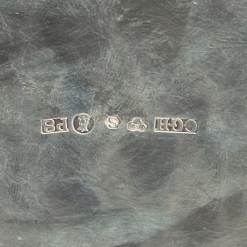 Kaffeservis 3 dlr silver, CG Hallberg Stockholm 1941.