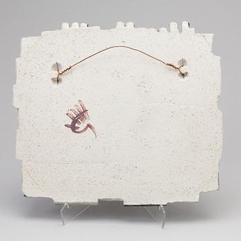 JOHNNY ROLF & JAN (JOHNNY) DE ROODEN, A Unique ceramic wall sculpture from Gustavsberg 1966-67.