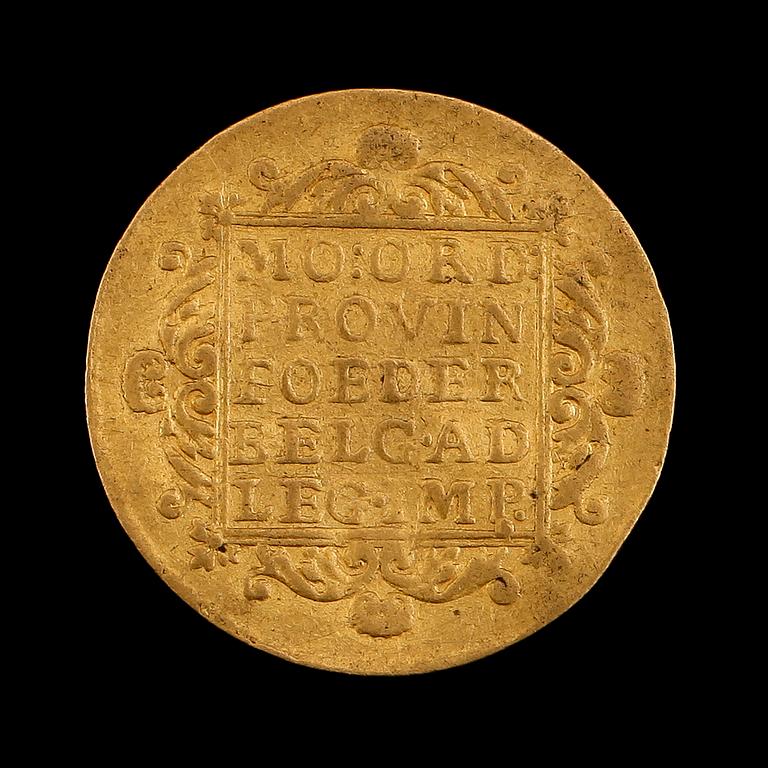 GULDMYNT, 1 ducat, Holland 1772. Vikt ca 3 gram.