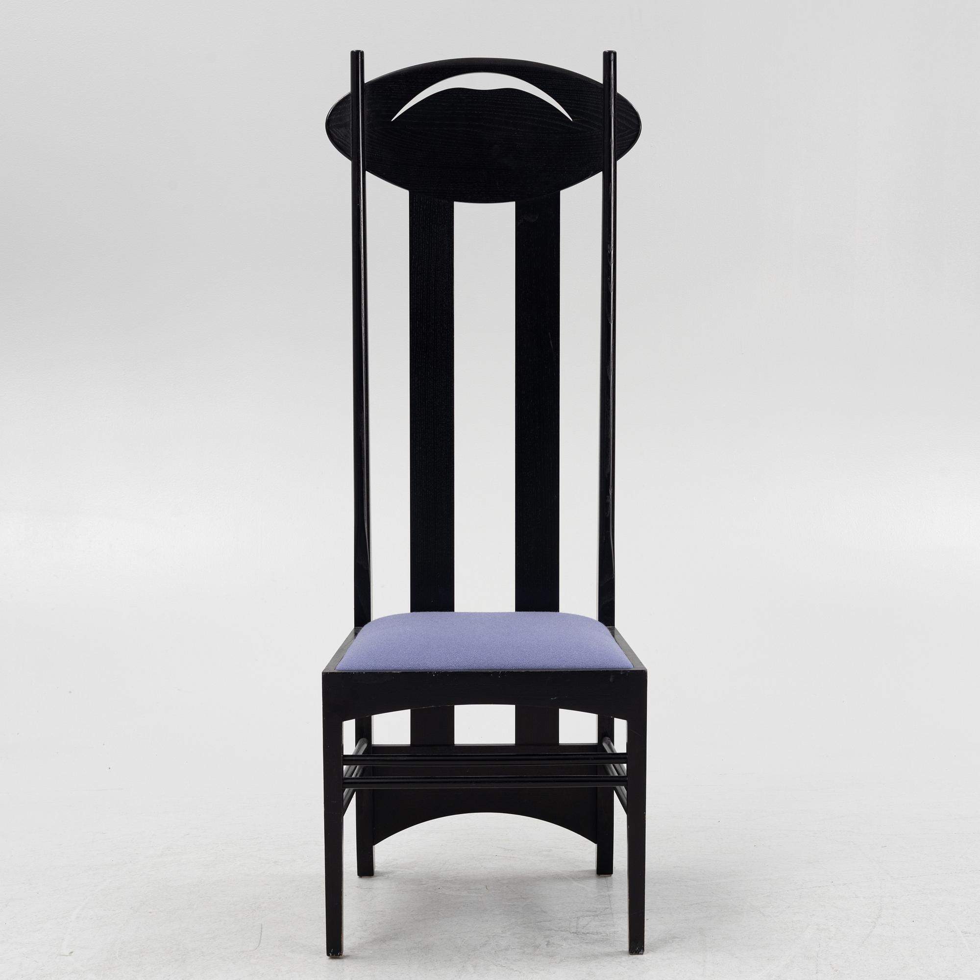 Charles Rennie Mackintosh, stol "Argyle", Cassina.