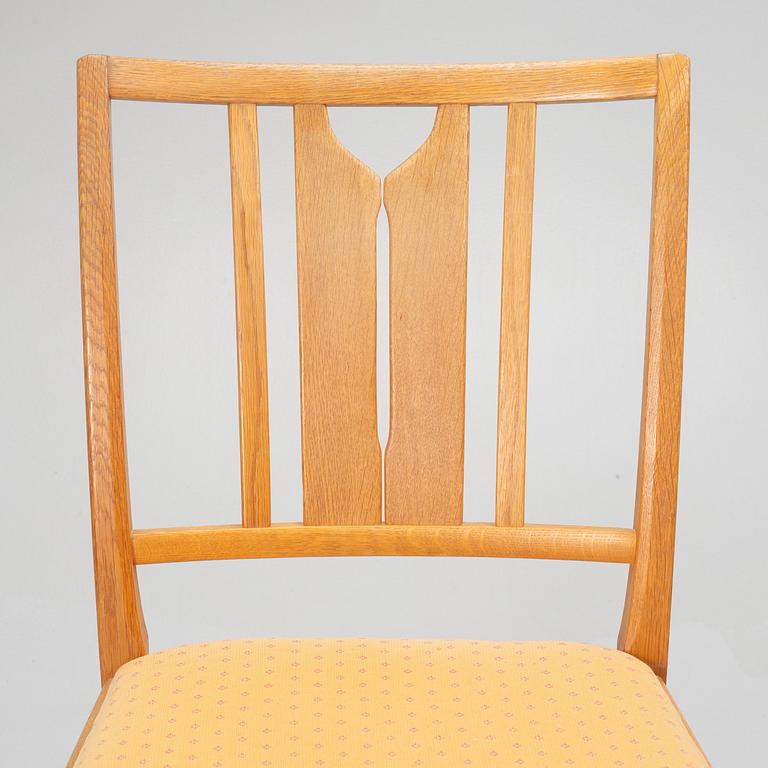 Carl Malmsten, four 'Ulfåsa' chairs, Bodafors, 1964.