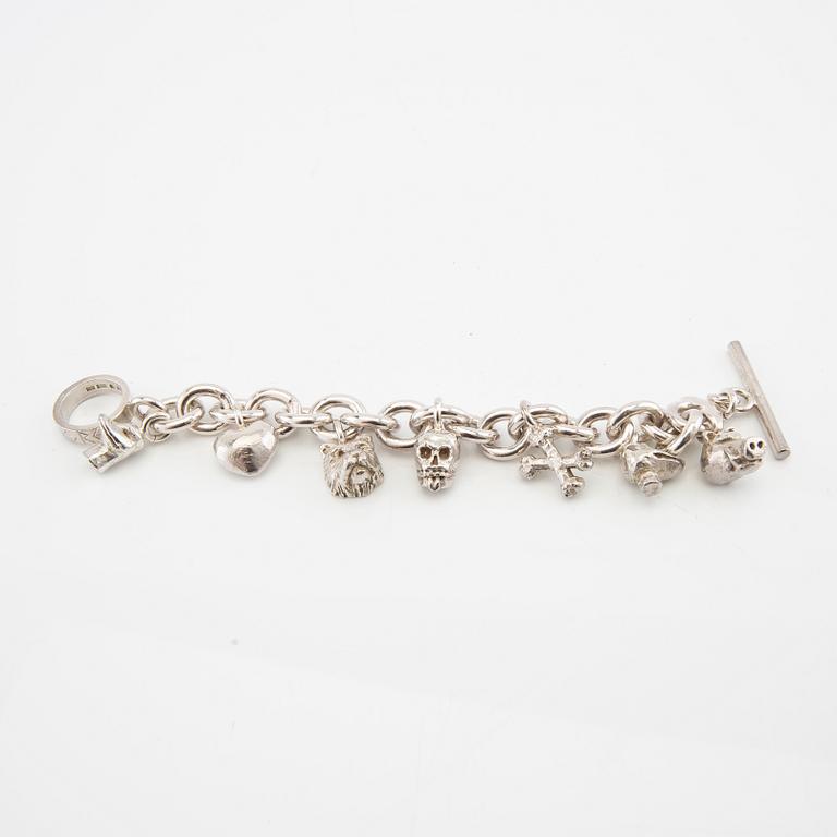 Ernst Billgren, silver bracelet, limited edition, Maria Elmqvist Trosa 2002.