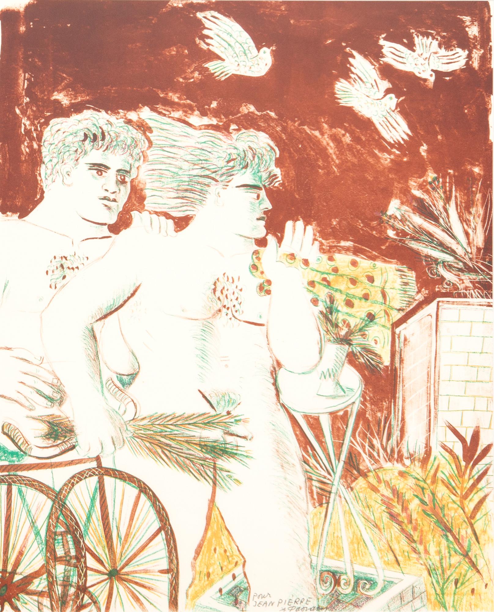 Alexandre Fassianos, Deux hommes nu.