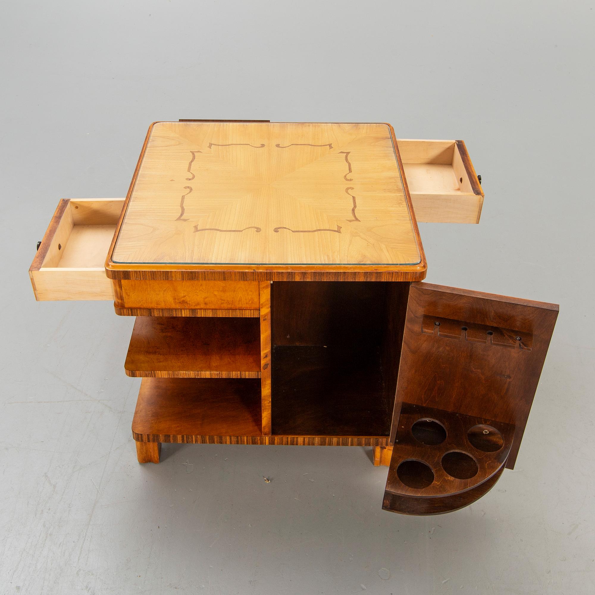 A 1940s bar table.