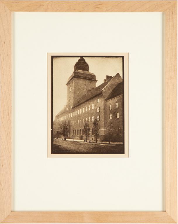 Henry B. Goodwin,  4 st fotografier ur boken Vårt vackra Stockholm, signerade på negativet.