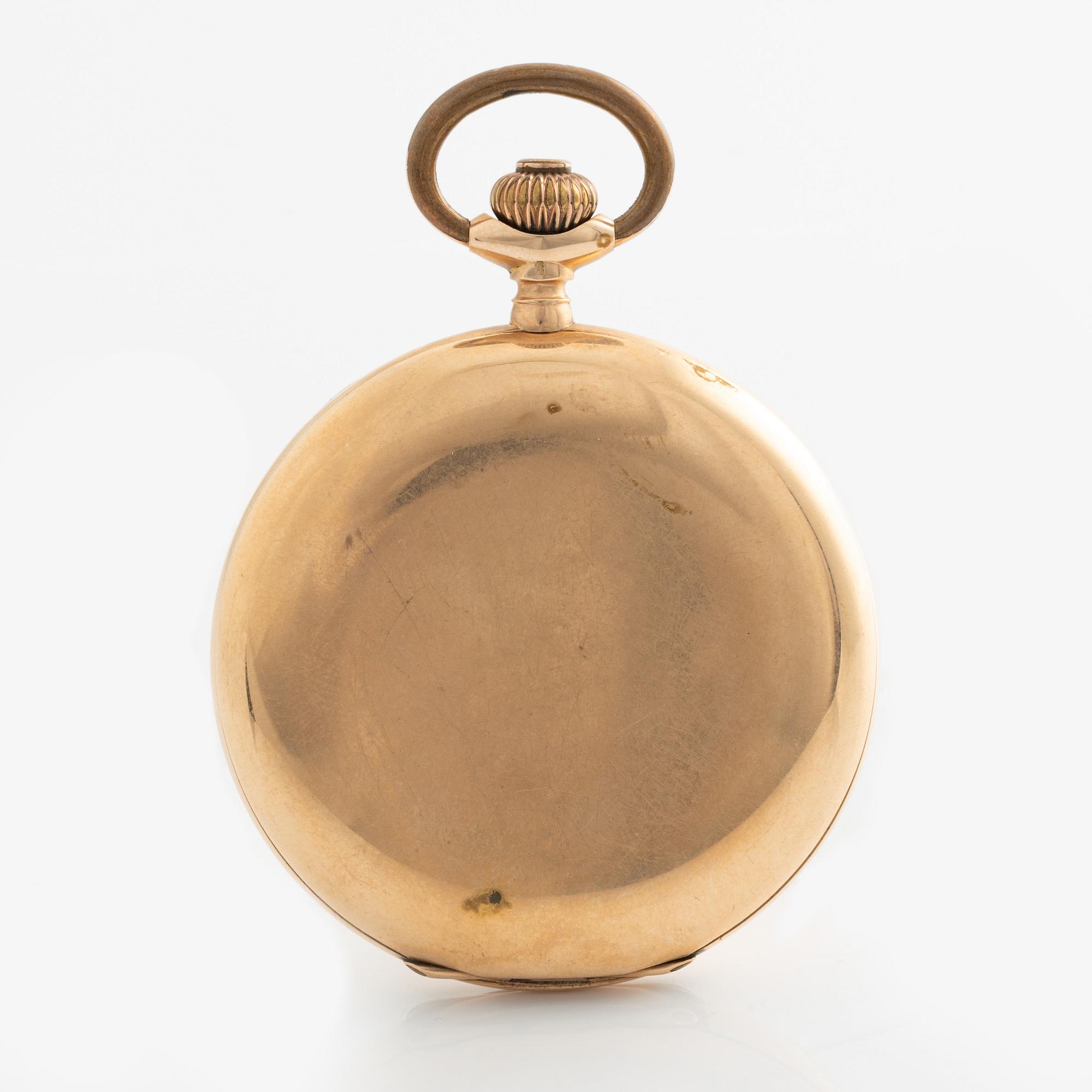 Pocket watch, hunter, 52.5 mm.