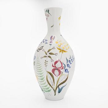 Stig Lindberg, vase and two mirrors, earthenware vase, Gustavsbergs studio.