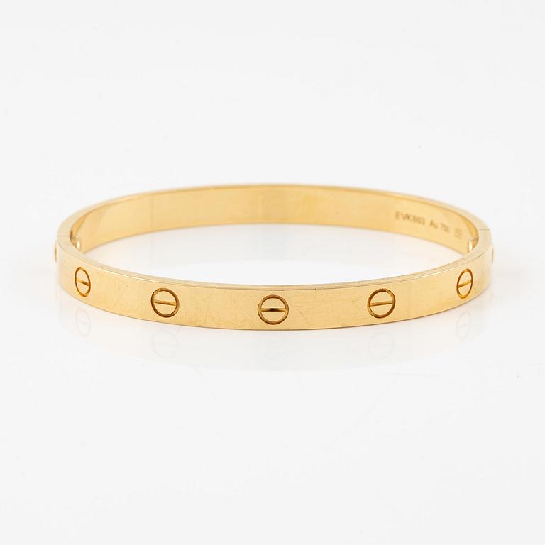 A Cartier bracelet "Love" in 18K gold.