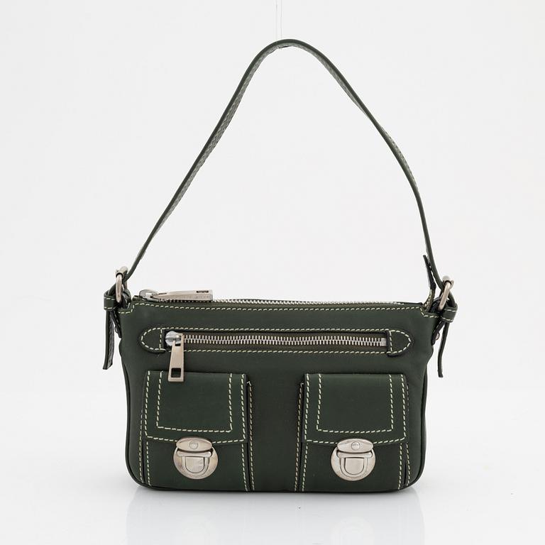 Marc Jacobs, a green leather 'New Cammie' handbag.