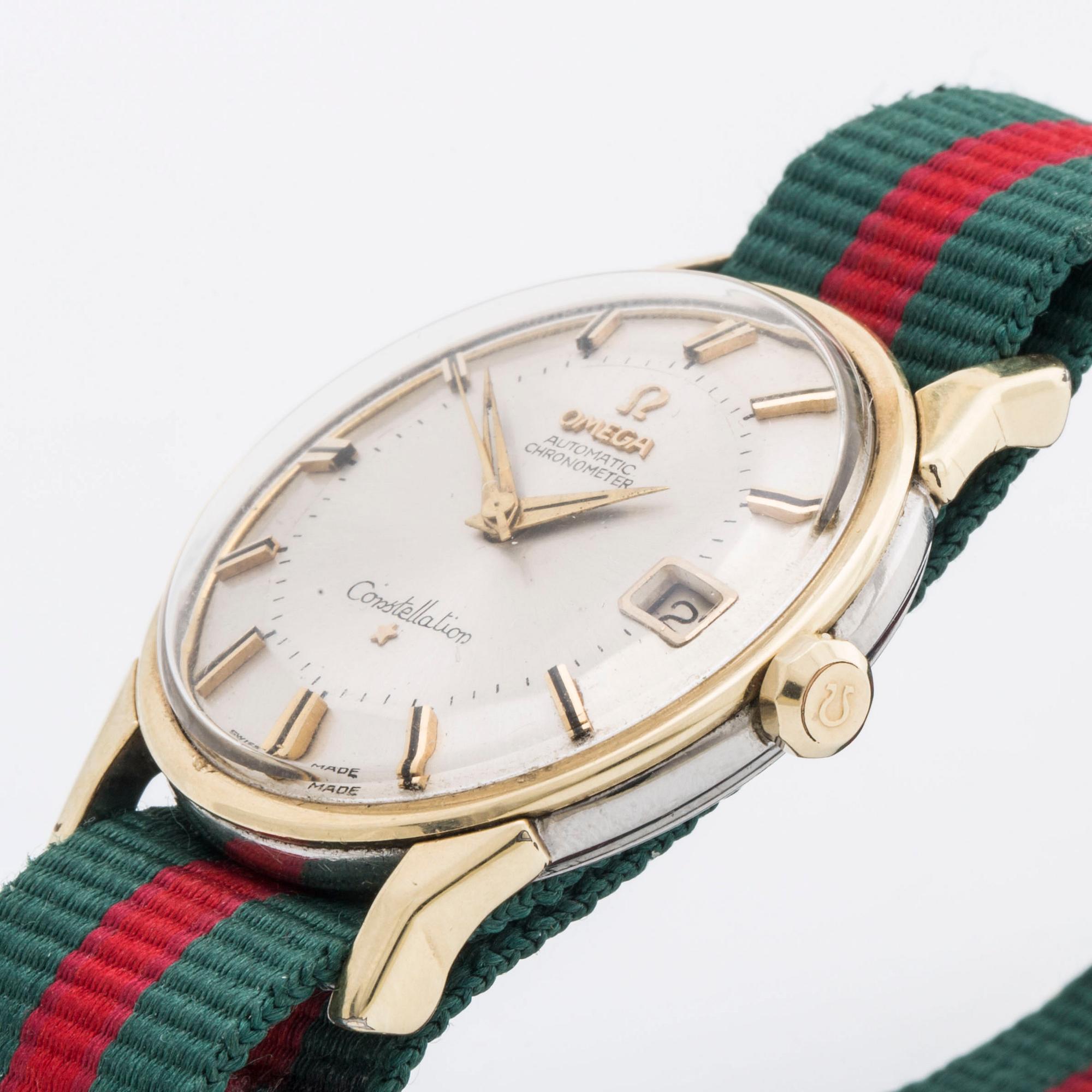 OMEGA, Constellation, "Pie-Pan", (Repainted dial), wristwatch, 34 mm.