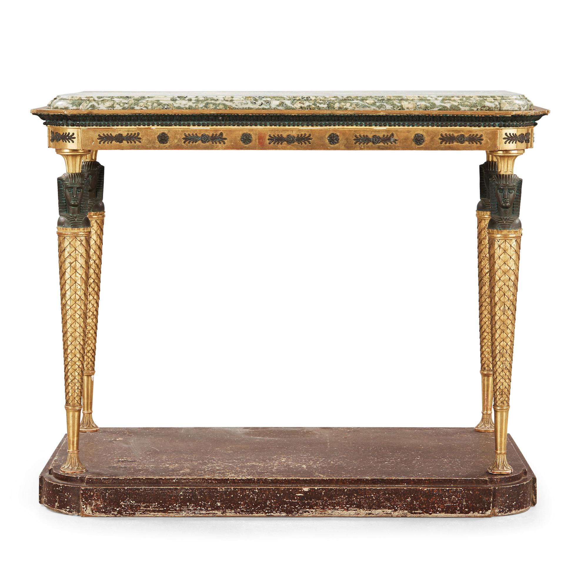 KONSOLBORD, sengustavianskt stockholmsarbete, 1800-talets början.