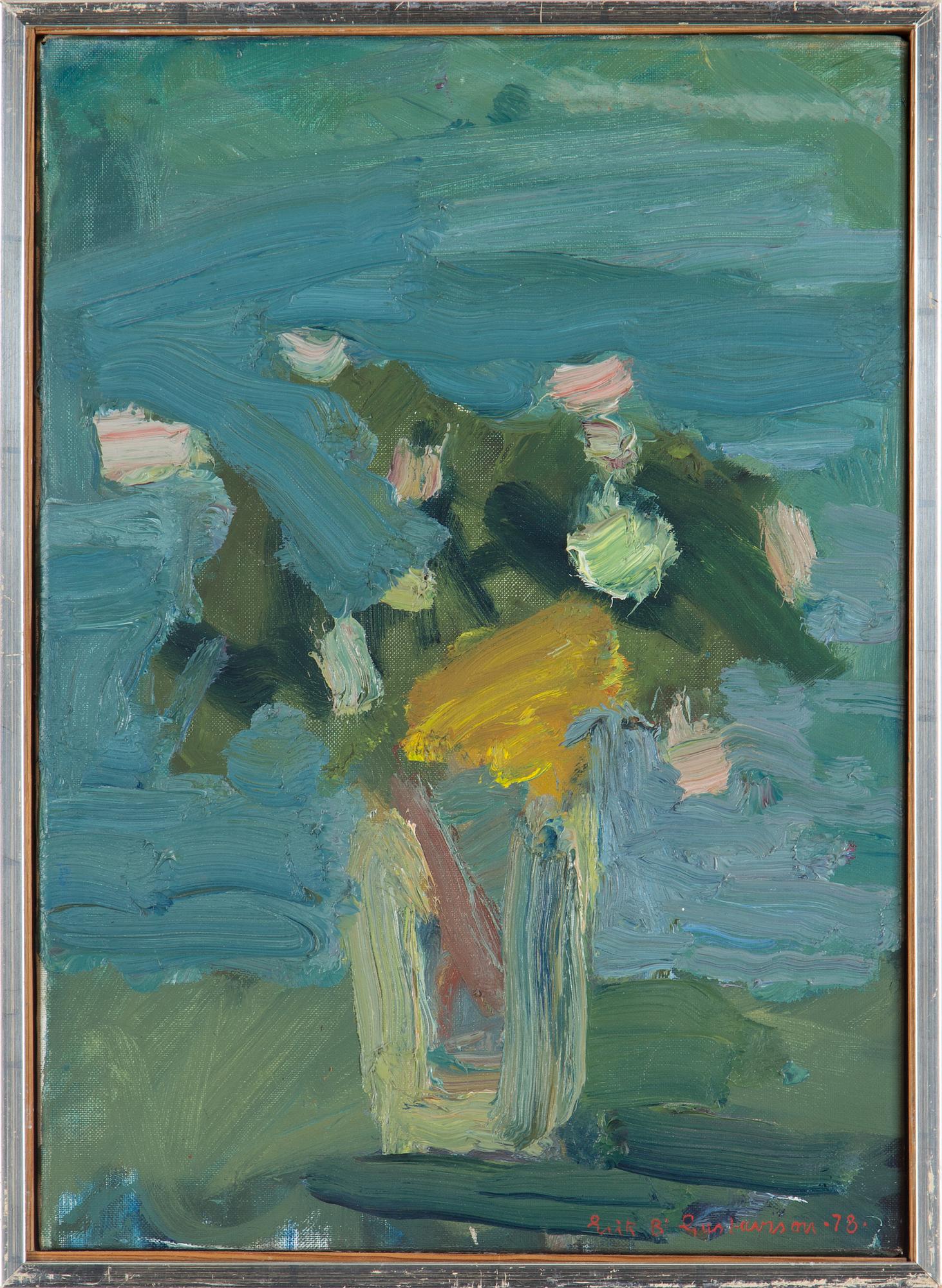 ERIK B GUSTAVSSON, oil on canvas, signed.