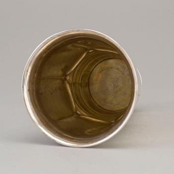 CARL J. S. MØINICHEN, bägare, silver, jugend, Köpenhamn, 1920.